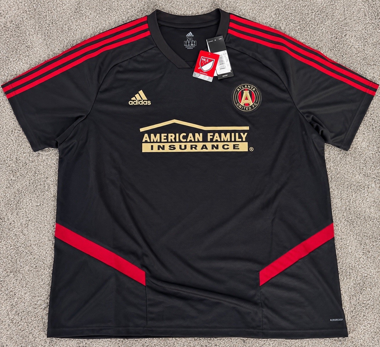 NWT Adidas  Atlanta United FC Authentic Home MLS Soccer Jersey Mens 2XL