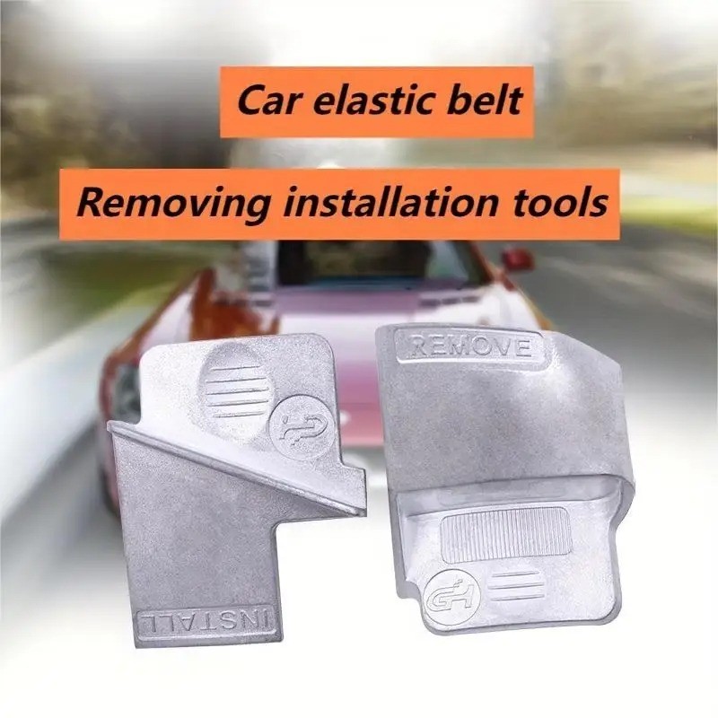2Pcs Stretch Belt Removal Installer Tool Set Drive Belts Remover Tools For Car