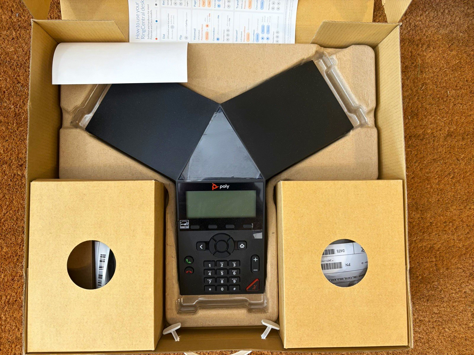 Poly Trio Audio Conferencing Phone PoE Speakerphone 8300 w/ Cables Poly Trio Audio Conferencing Phone PoE Speakerphone 8300 w/ Cables