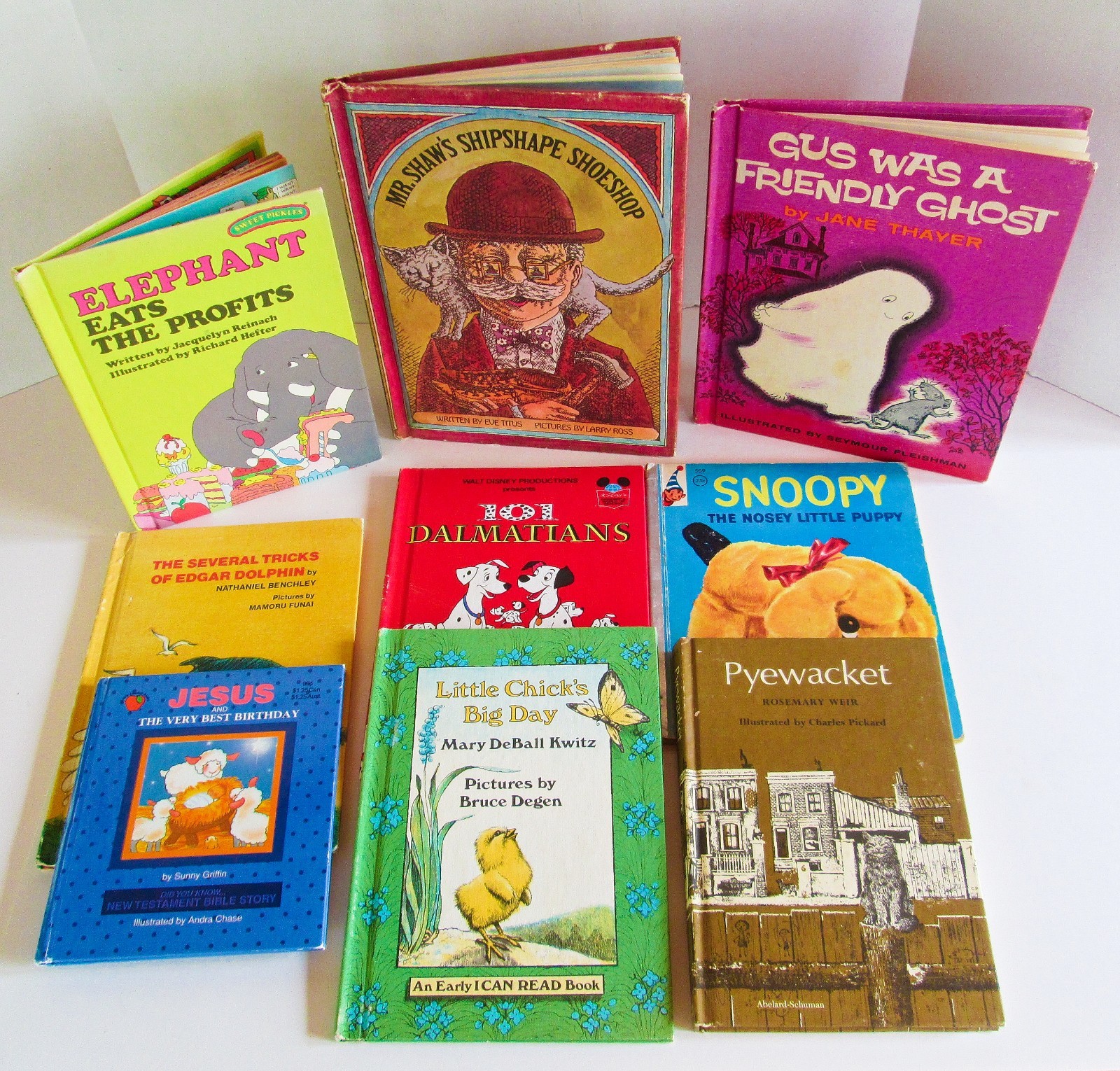 Vintage Children\'s Books 1950s-1990s, Lot of 9 Hardcover, Weekly Reader and More Vintage Children\'s Books 1950s-1990s, Lot of 9 Hardcover, Weekly Reader and More