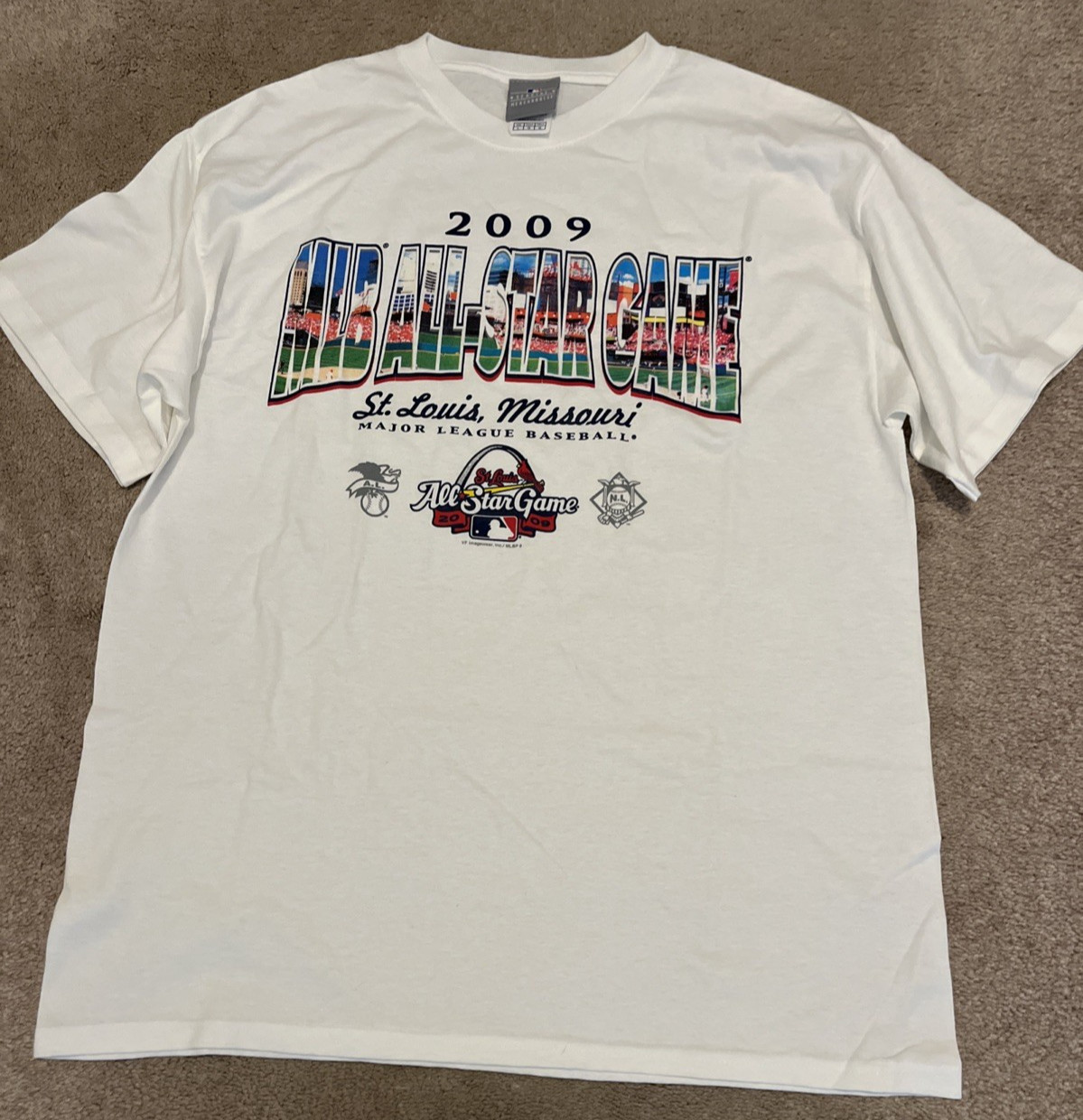 MLB 2009 All-Star Game St Louis Mo Size Large T-Shirt