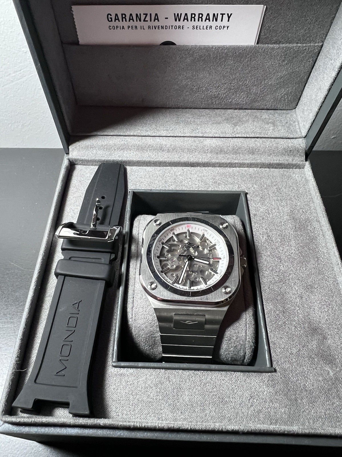Mondia MI-817 Automatic Skeleton 40mm Madison Forma Stunning Watch Box Papers Mondia MI-817 Automatic Skeleton 40mm Madison Forma Stunning Watch Box Papers