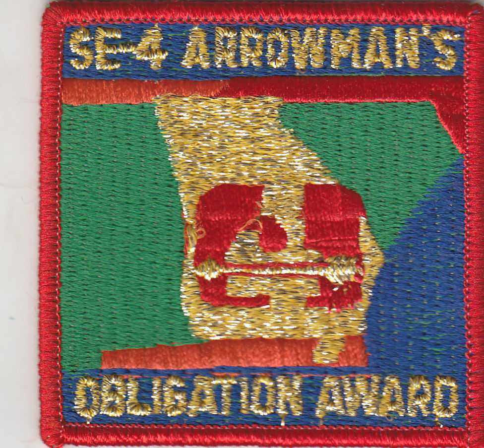 OA SE-4 ARROWMAN'S OBLIGATION AWARD CC5