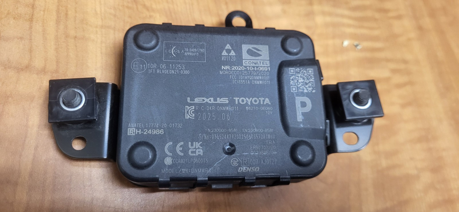 2024-2026 TOYOTA TACOMA DISTANCE RADAR SENSOR OEM 88210-0E060 'P' *PN364