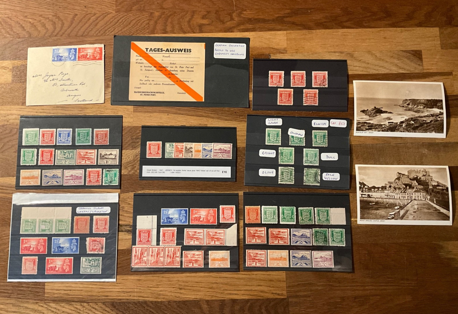 Channel Islands Stamps 1941-1944  Wartime German Occupation / Liberation #RS33
