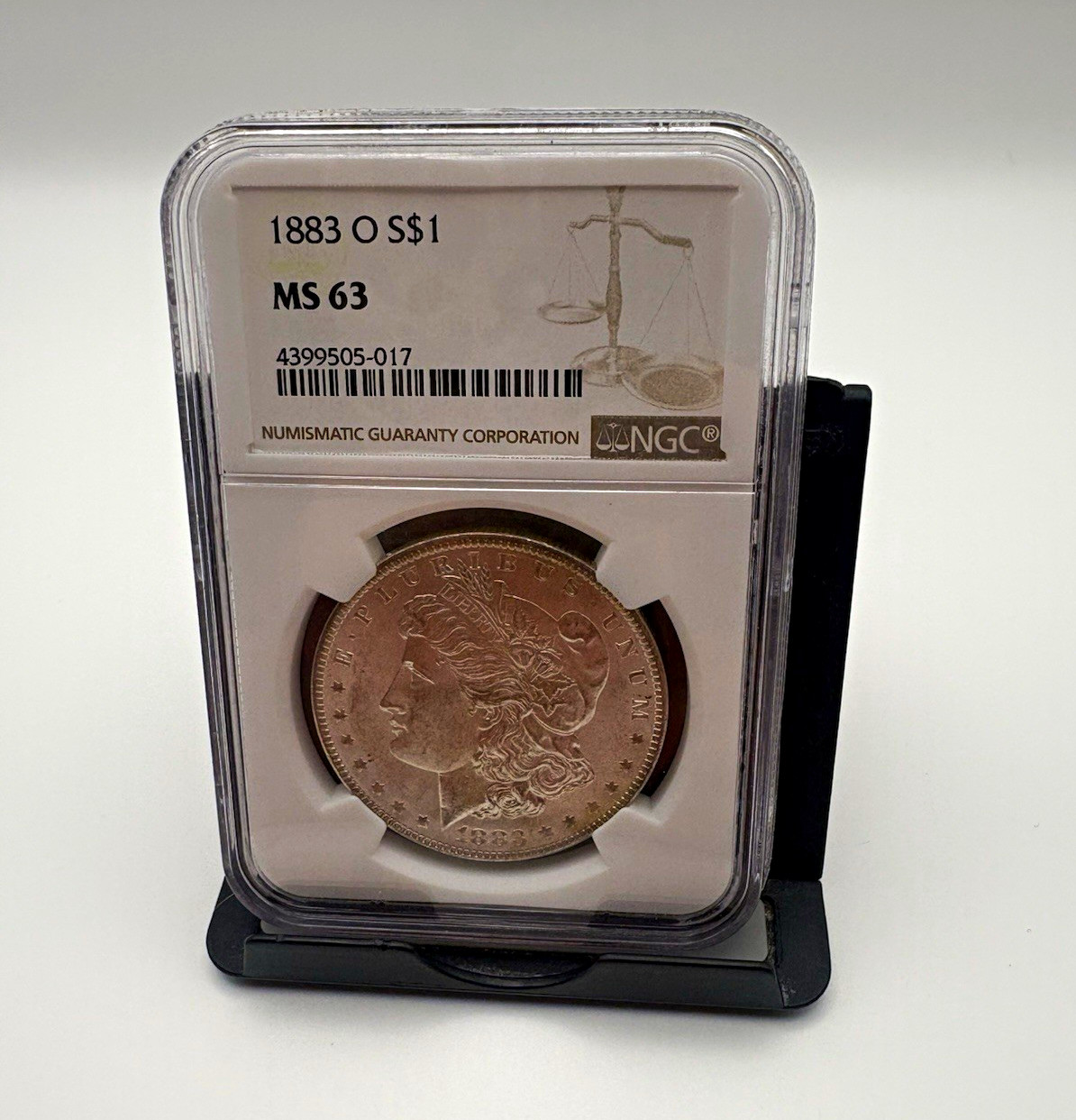 1883-O Morgan Silver Dollar $1 NGC MS63 90% Silver New Orleans Business Strike