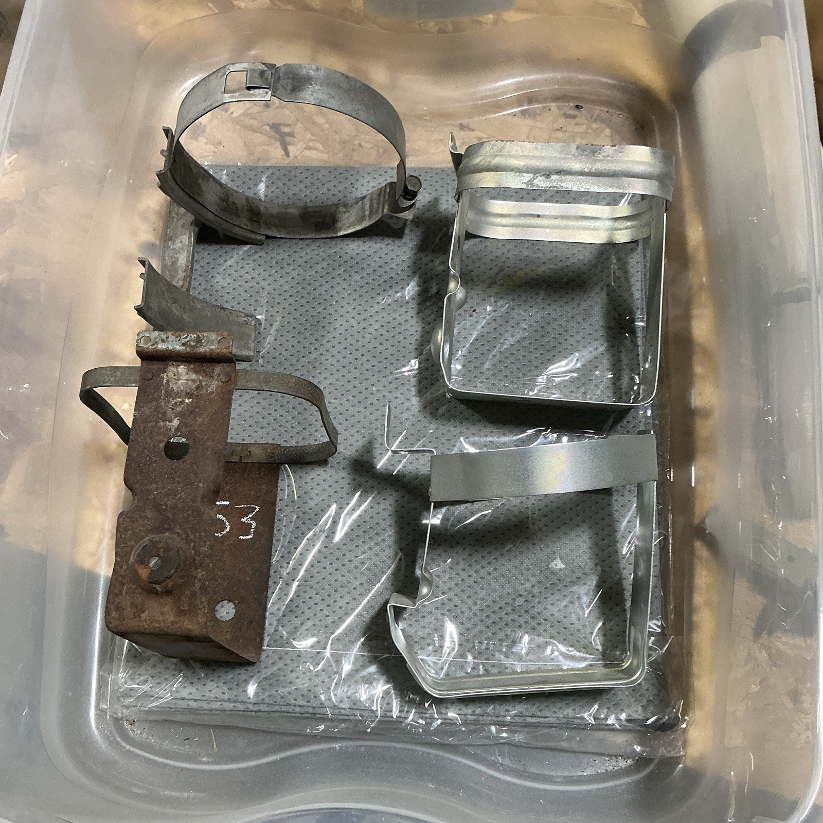 1953 ,54, 55 Washer Container Mounts Corvette