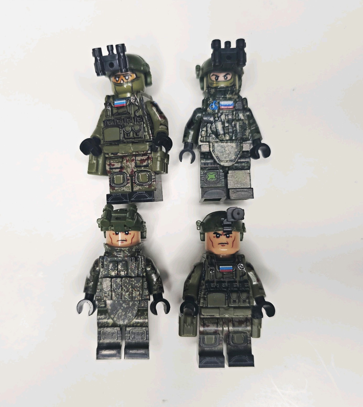 Custom VDV Military Brick Minifigure Aftermarket/Custom Parts Hand Assembled Custom VDV Military Brick Minifigure Aftermarket/Custom Parts Hand Assembled