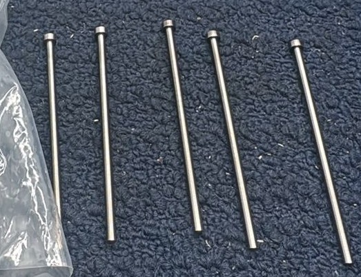 (QTY 5) Punch Press Supply SDDC53: .140 x 3-5/8 (H1/4x1/8), H13 Ejector Pin