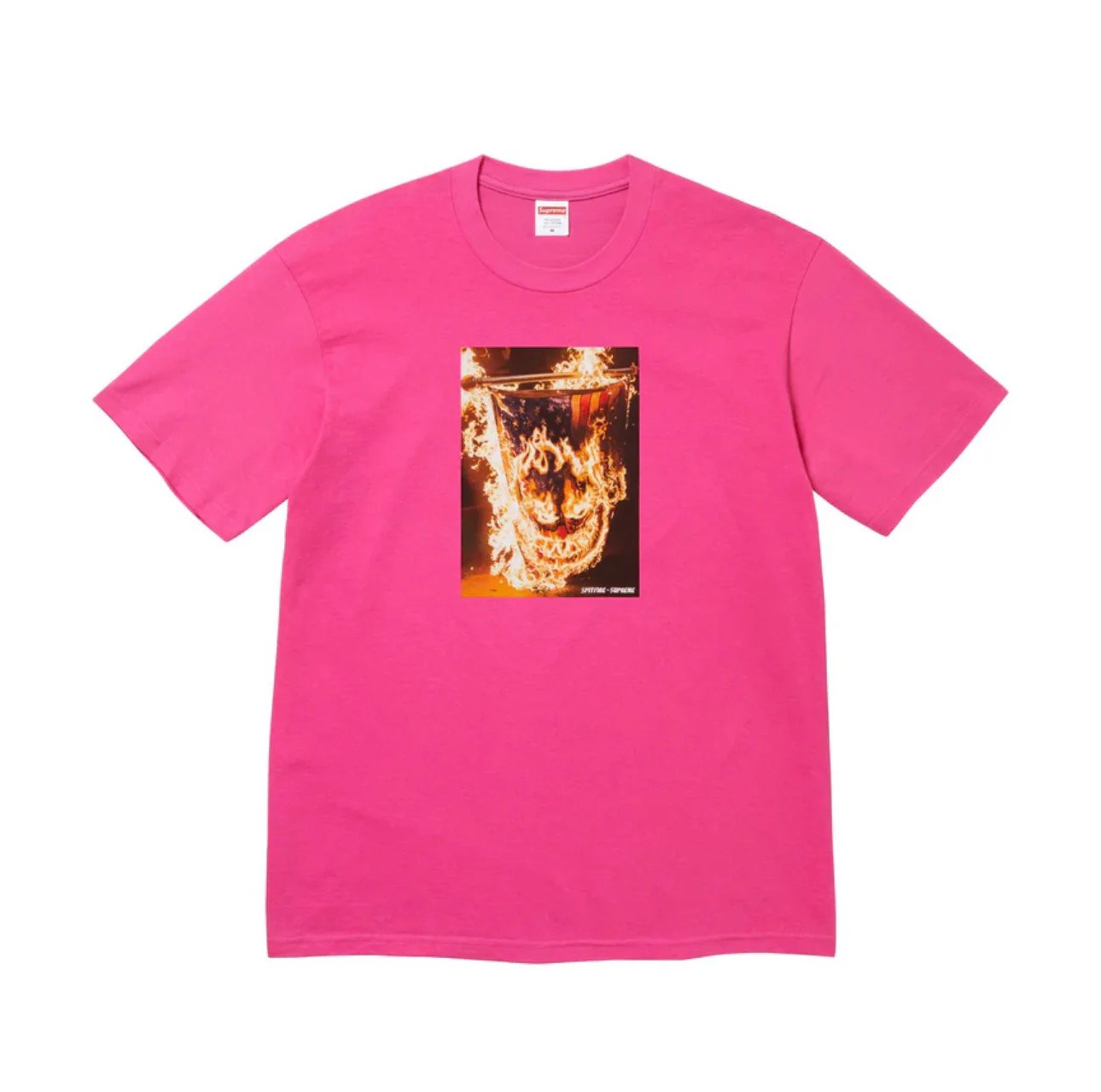 Supreme x Spitfire Flag Tee in Fuchsia [M]