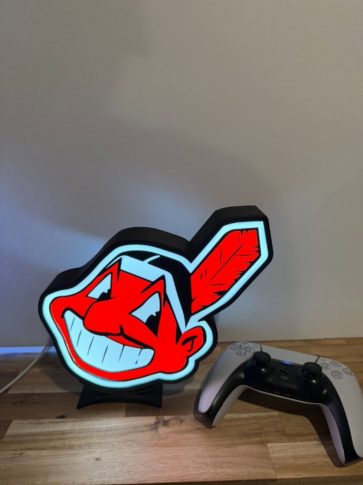 Vintage Cleveland Indians LED Lamp Vintage Cleveland Indians LED Lamp