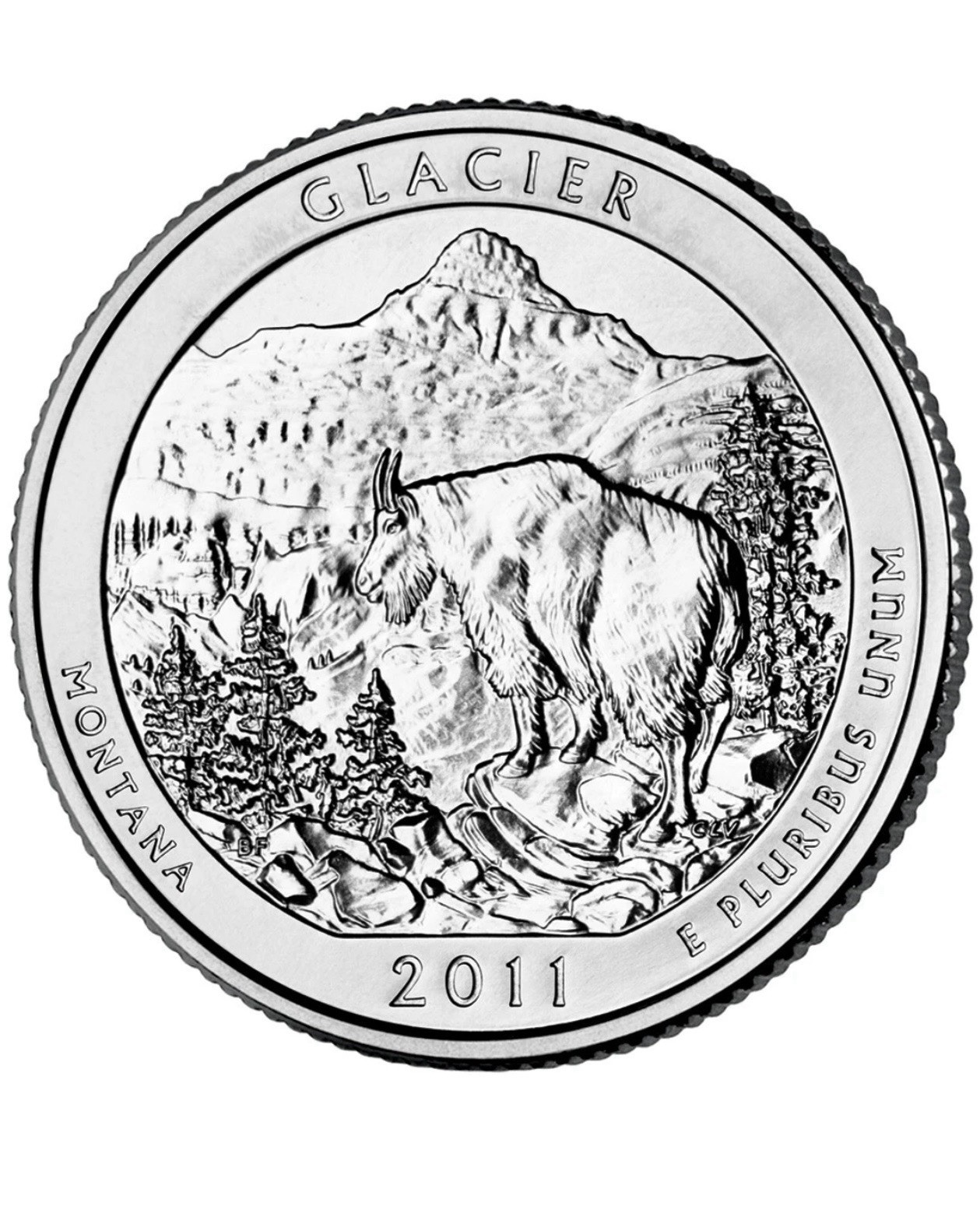 2011 P Glacier NP Quarter. ATB Series Uncirculated From US Mint roll. 2011 P Glacier NP Quarter. ATB Series Uncirculated From US Mint roll.