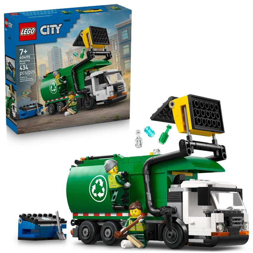 LEGO City Recycling Truck Toy - Building Set 60495🎁Kids Gift LEGO City Recycling Truck Toy - Building Set 60495🎁Kids Gift