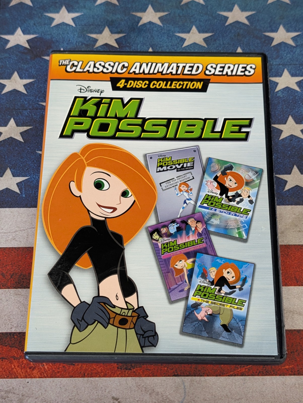 Kim Possible - The Classic Animated Series 4-Disc Movie Collection (DVD, 2019)