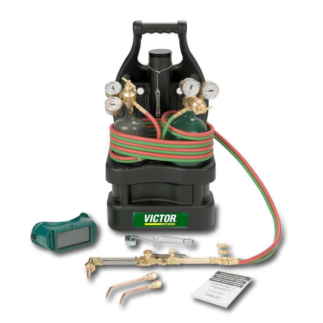 Victor 0384-0948 G150-J-CPT Portable Tote Outfit with Tanks