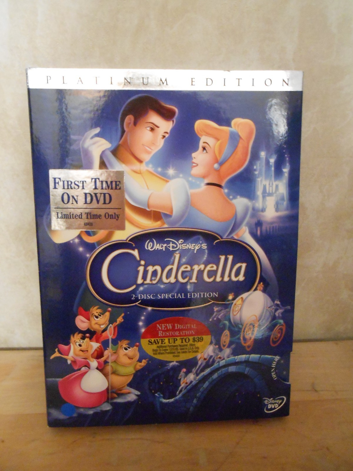Walt Disney\'s Cinderella (DVD 2-Disc Set, Special Platinum Edition) New/ Sealed Walt Disney\'s Cinderella (DVD 2-Disc Set, Special Platinum Edition) New/ Sealed