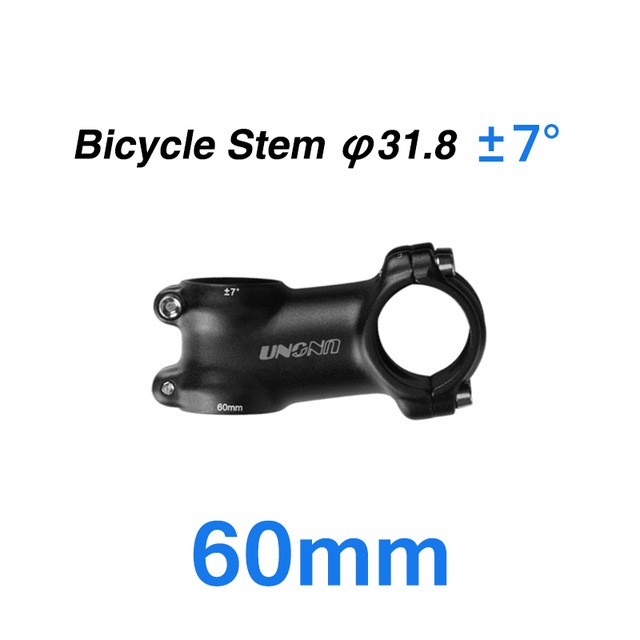 UNO Ultralight Bicycle Stem 7°/17° MTB Road Bike Handlebar Stem 31.8mm 70-130mm