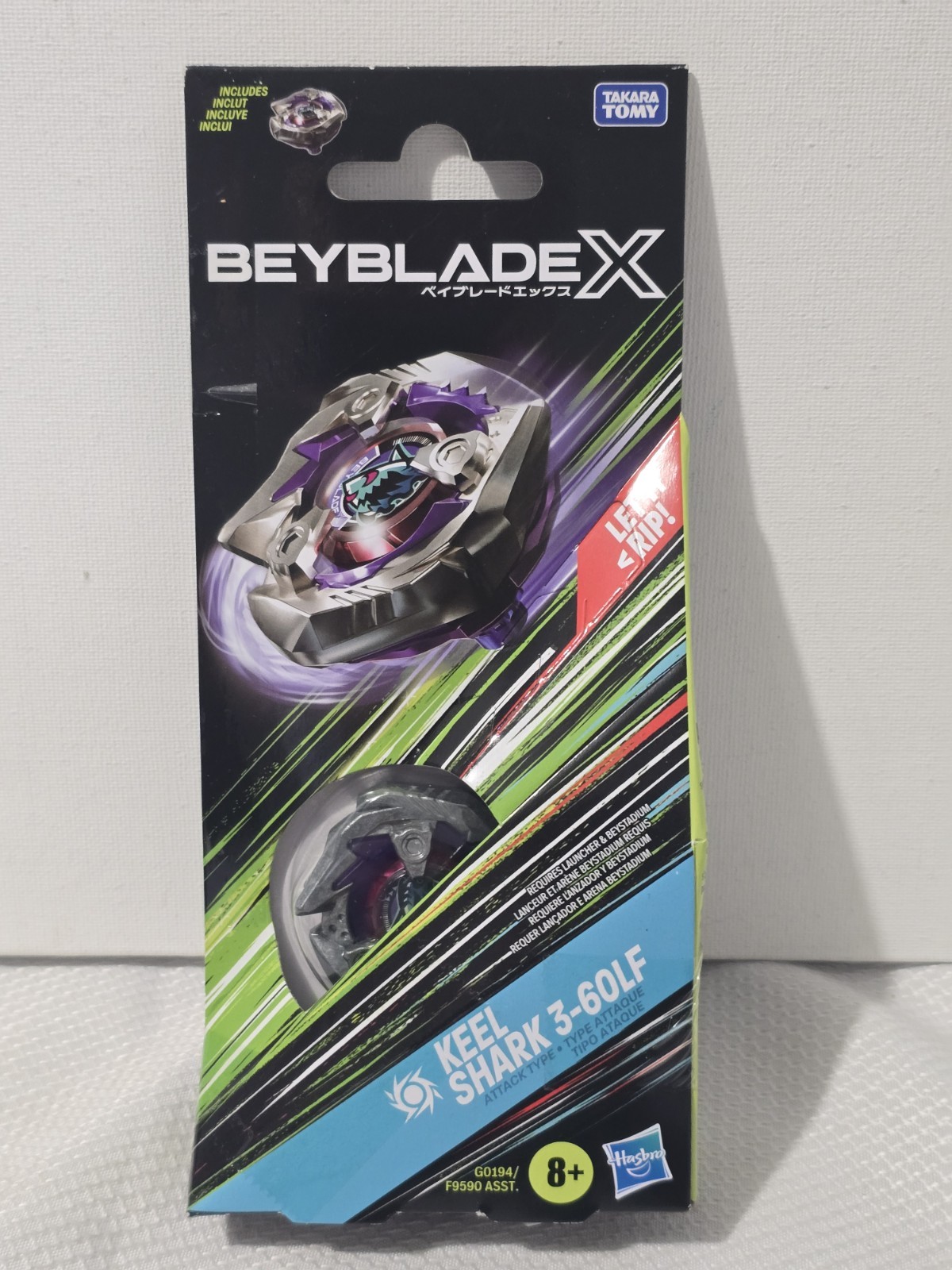 Beyblade X Series Booster Keel Shark 3-60LF Takara Tomy Hasbro