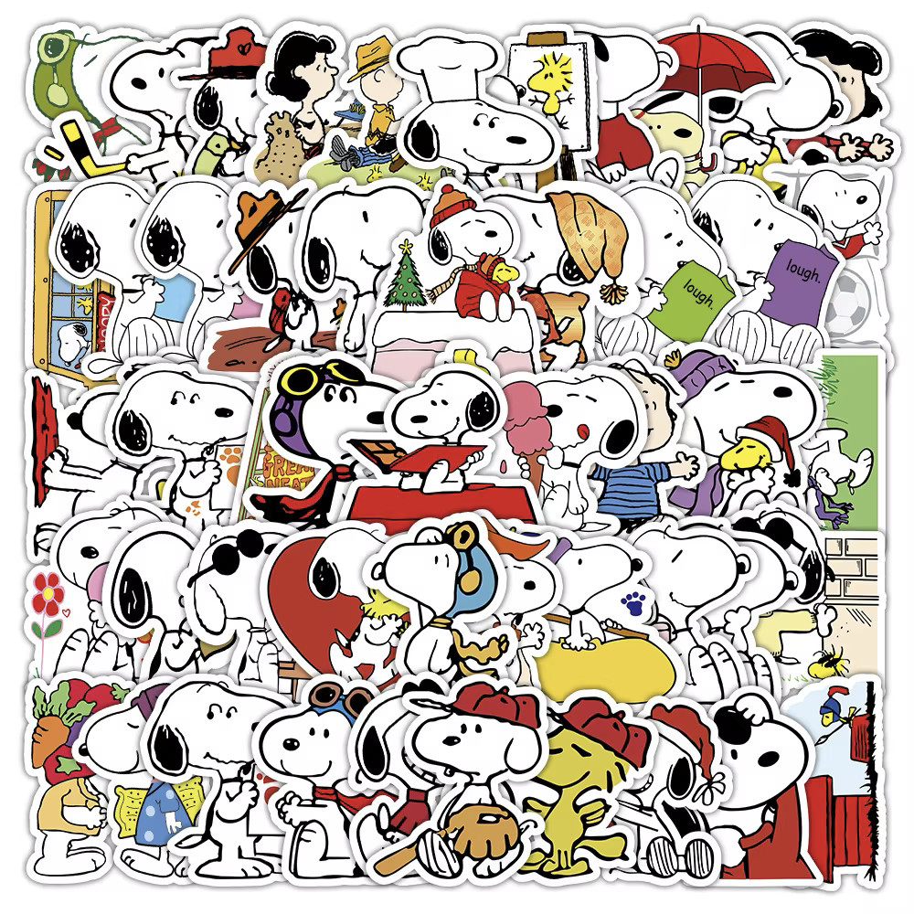 Snoopy Stickers Peanuts 5 Pack Random Assortment 2 Inch Large Woodstock Decals Snoopy Stickers Peanuts 5 Pack Random Assortment 2 Inch Large Woodstock Decals