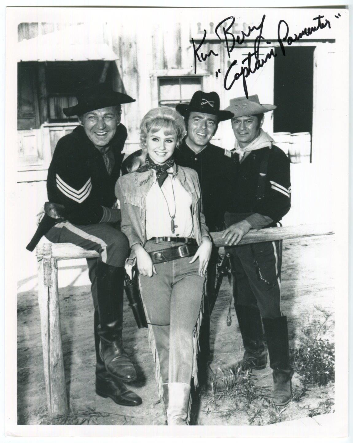 F TROOP - KEN BERRY SIGNED PHOTO #1 Authentic 1990's IN-PERSON AUTOGRAPH Western