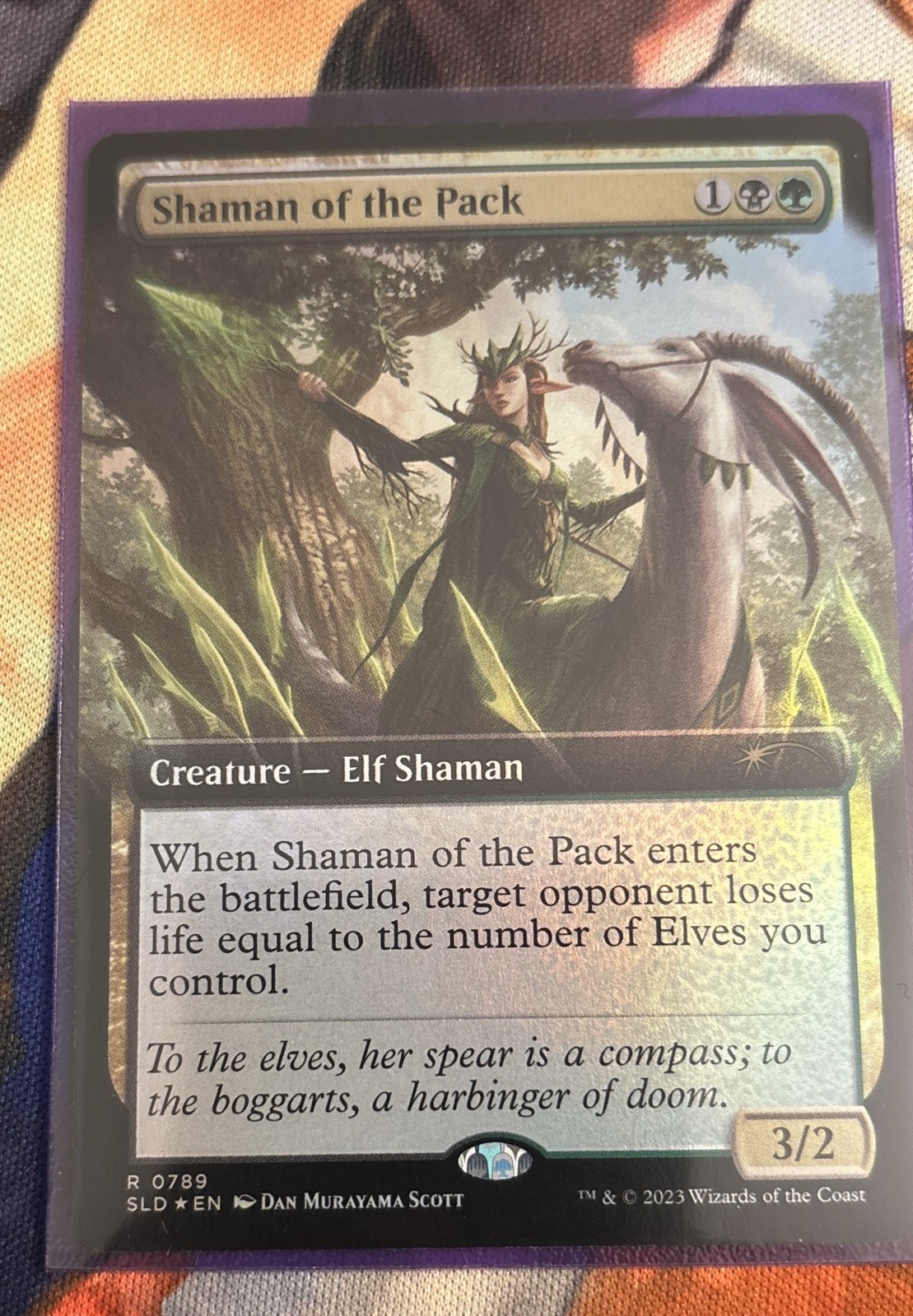 Shaman of the Pack (Extended Art) Secret Lair Drop Foil