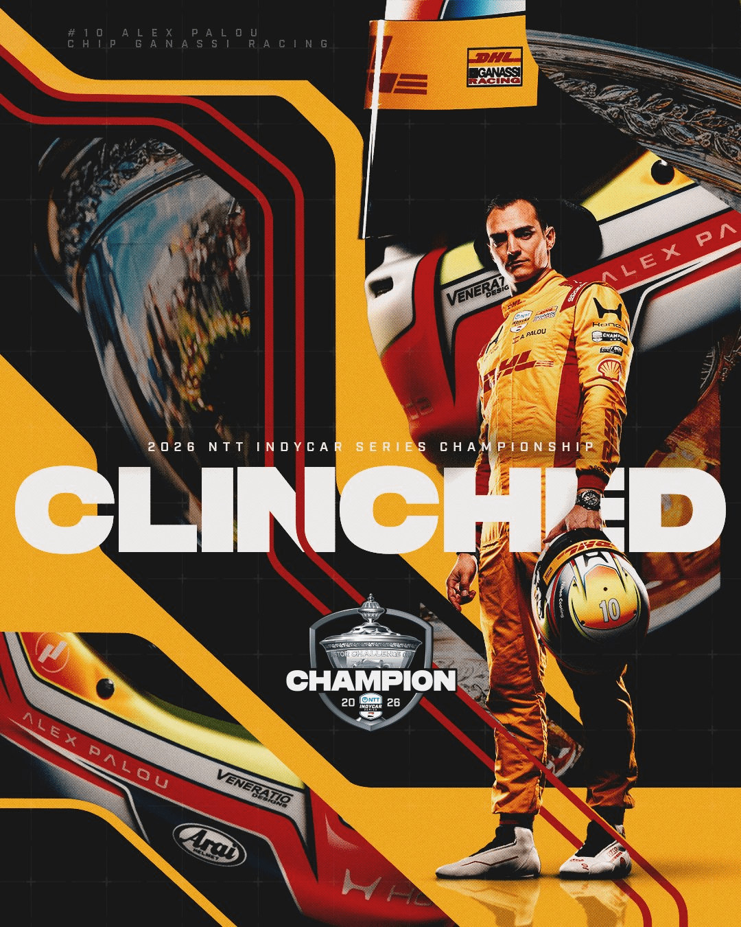 Alex Palou Poster 2026 NTT IndyCar Series Champion Alex Palou Poster 2026 NTT IndyCar Series Champion