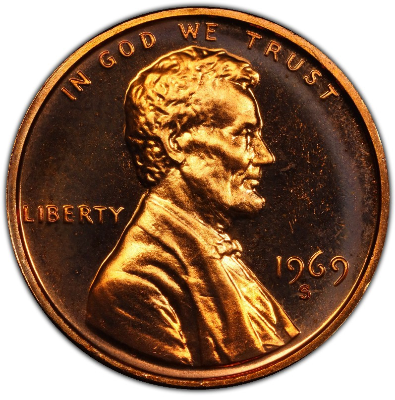 1969-S Proof Lincoln Memorial Cent 1C