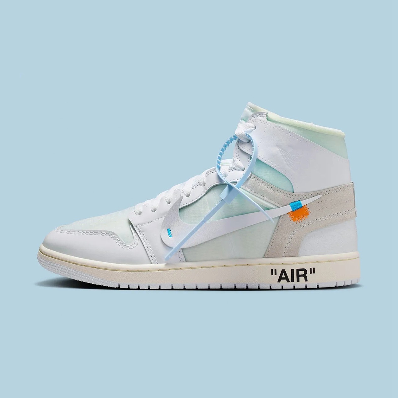 Men\'s Breathable Sneaker Virgil Abloh Archive Air Jordan 1 High OG-Alaska💡