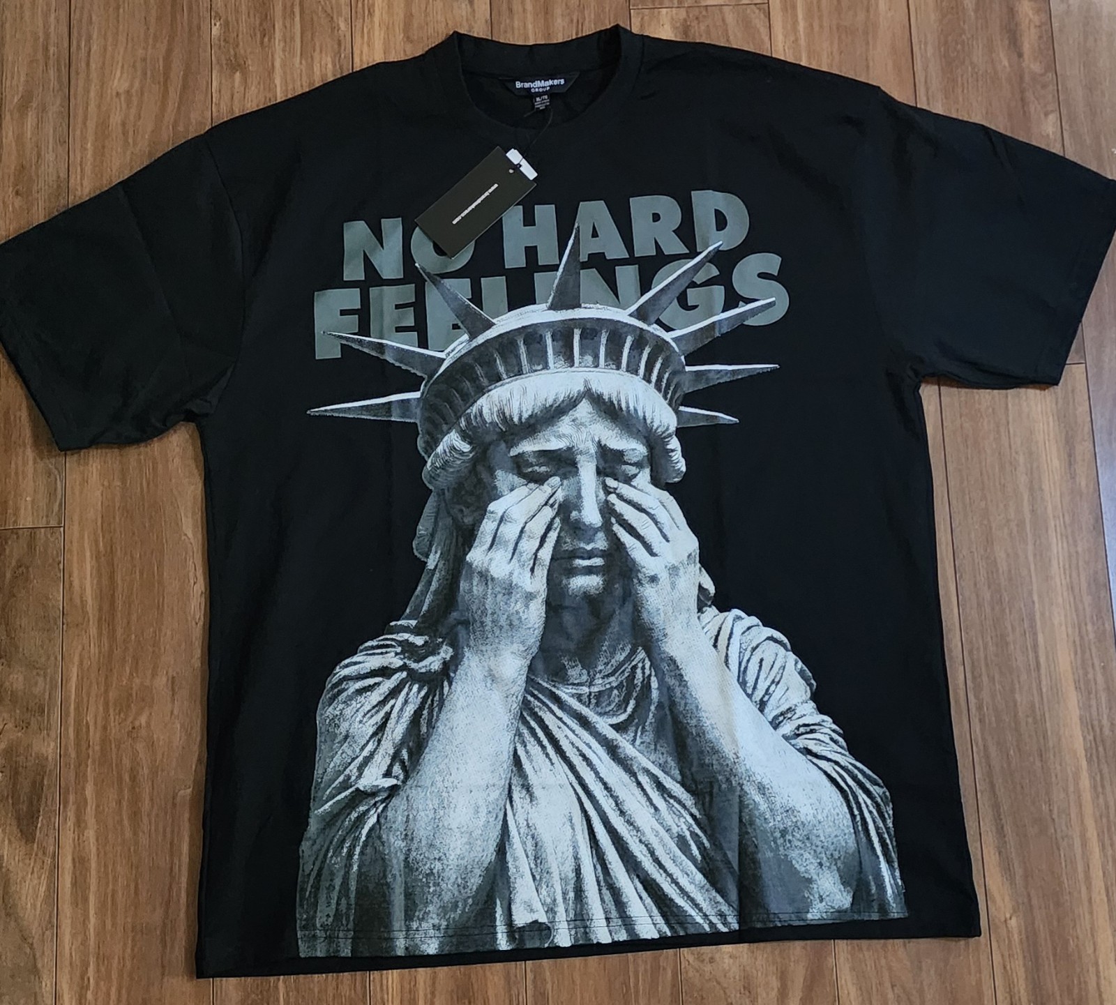 BrandMakers Group T-Shirt Men\'s Sz XL Statue of Liberty No Hard Feelings Tee BrandMakers Group T-Shirt Men\'s Sz XL Statue of Liberty No Hard Feelings Tee