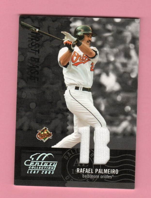2005 Leaf Century Collection Rafael Palmiero #125 #\'ed 190/250  (DRU)