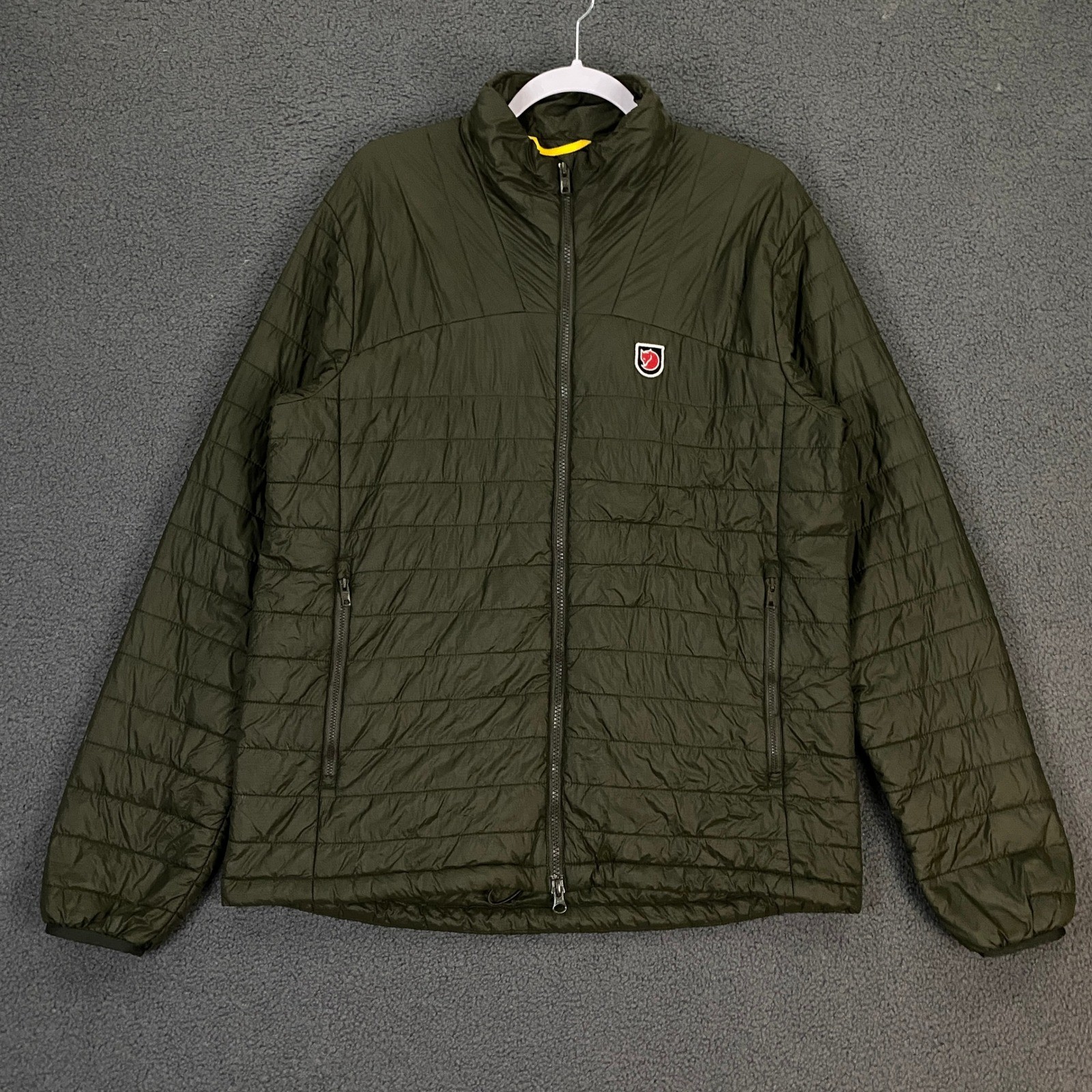Fjallraven 1974 Expedition X-Latt Jacket Mens Large Green Puffer 86333