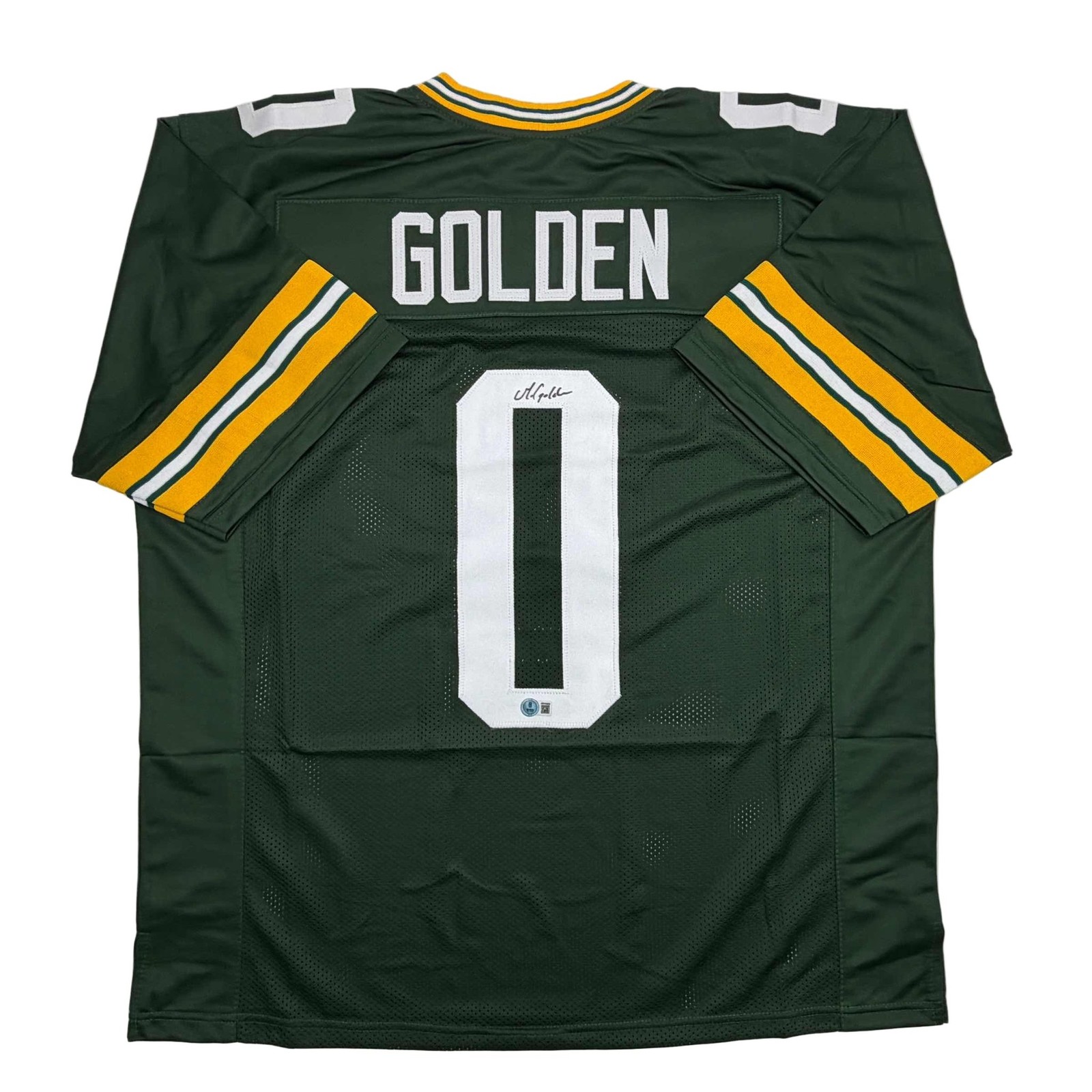 Autographed/Signed Matthew Golden Green Bay Green Jersey Beckett BAS COA Autographed/Signed Matthew Golden Green Bay Green Jersey Beckett BAS COA