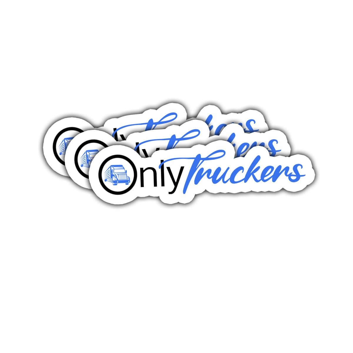 3Pcs Only Truckers Sticker Funny Trucker Life OnlyTruckers Stickers Gift Semi...