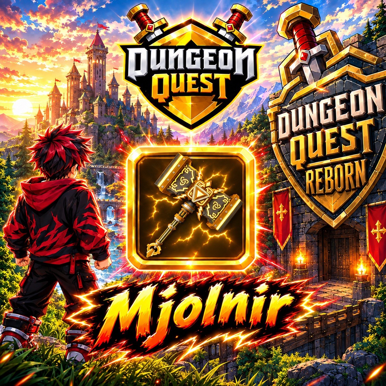 MJOLNIR | DUNGEON QUEST REBORN | 💸 CHEAPEST 💸 MJOLNIR | DUNGEON QUEST REBORN | 💸 CHEAPEST 💸