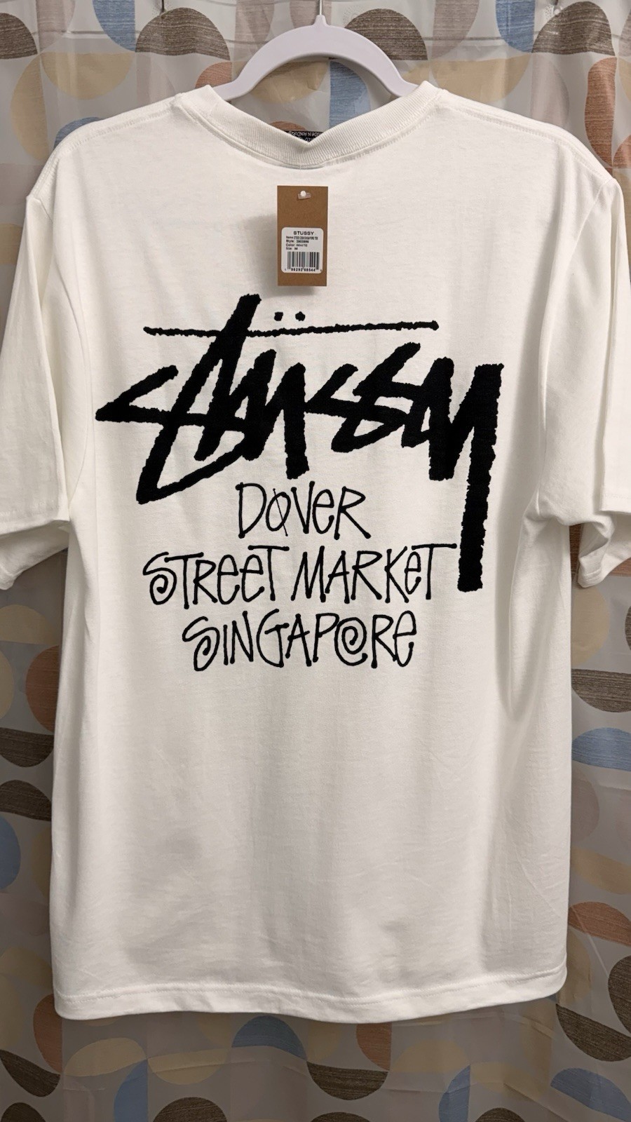 Stüssy Stock Dover Street Market - Singapore - Tee - Medium - White Stüssy Stock Dover Street Market - Singapore - Tee - Medium - White