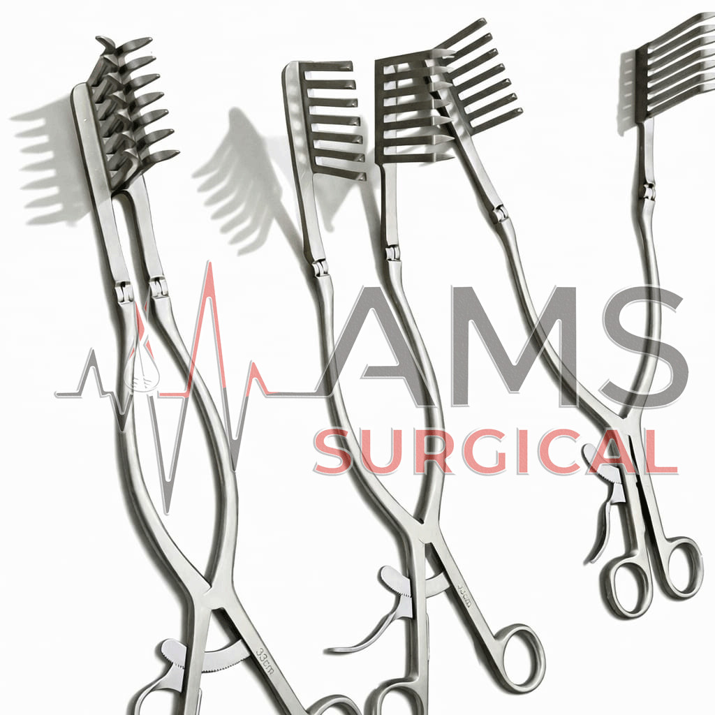 Spine Orthopedic Beckman Adson Eaton Laminectomy Retractor 33cm Set of 3 Pcs