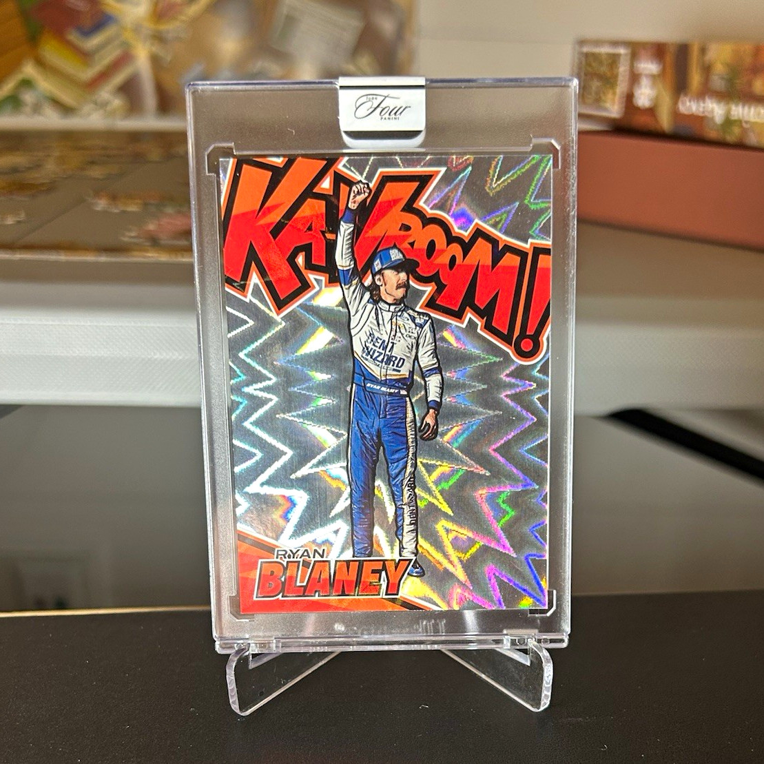 Panini 2026 Turn of the Century Turn Four Racing Ka-Vroom No. 4 Blaney Holo Panini 2026 Turn of the Century Turn Four Racing Ka-Vroom No. 4 Blaney Holo