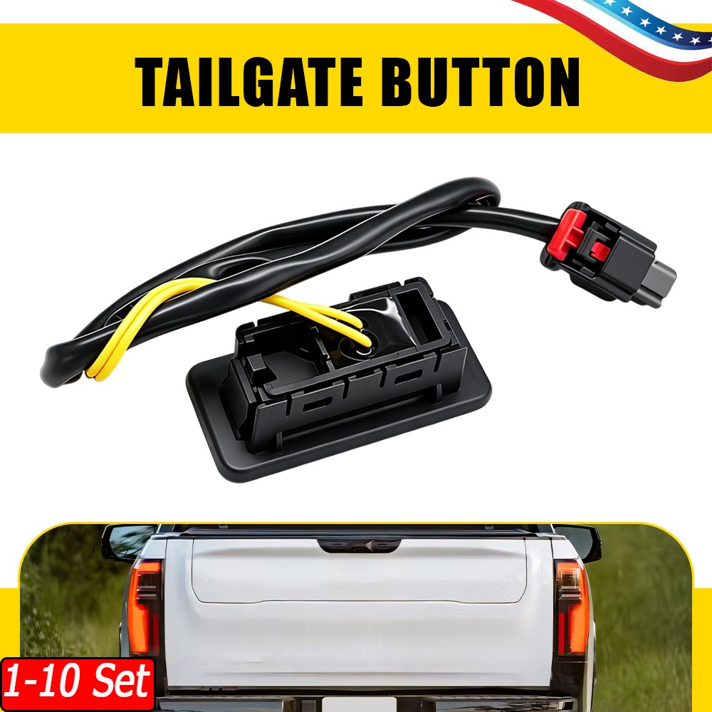 1-10x Rear Tailgate Handle Button For Chevy Blazer EV Silverado GMC Sierra