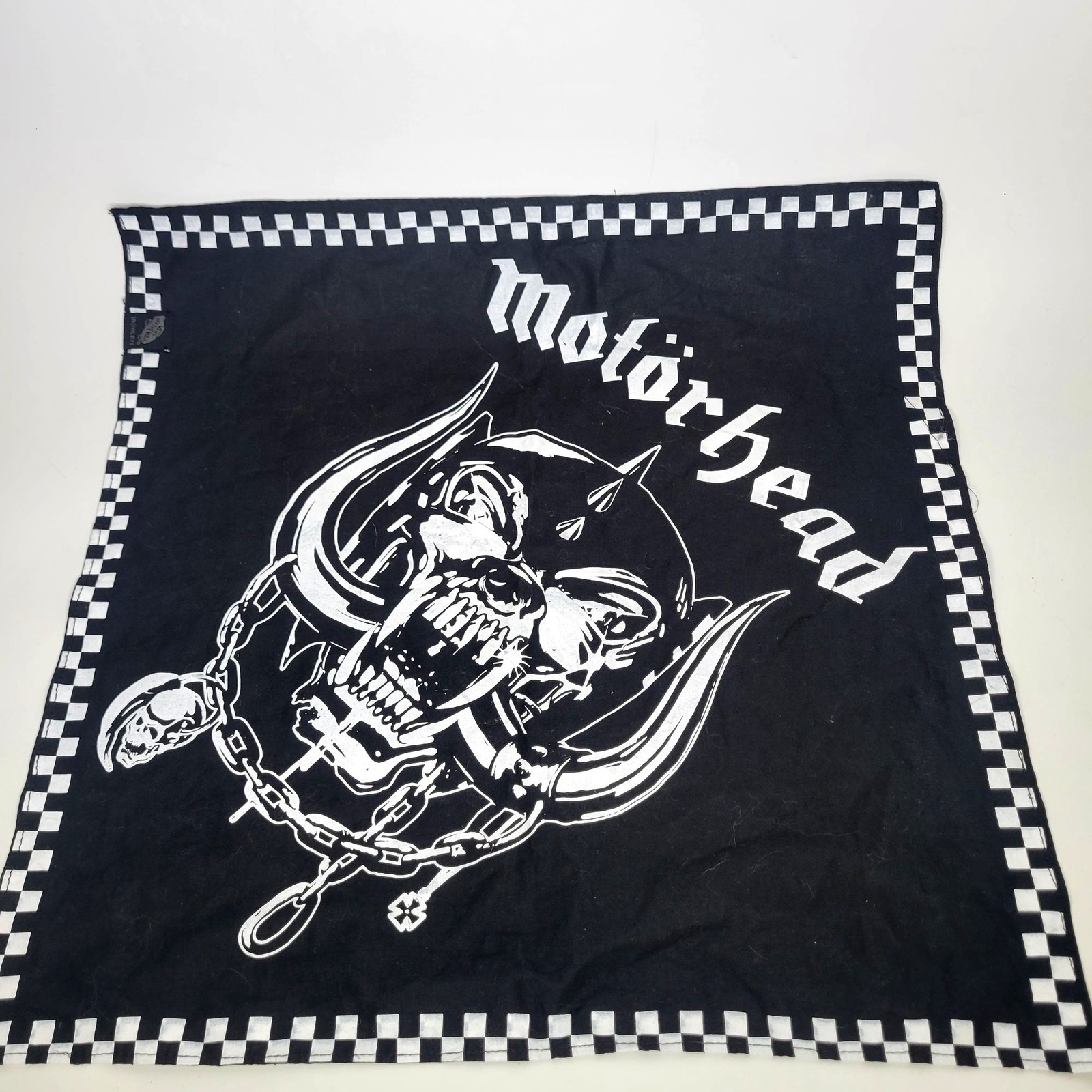 Motörhead X Vans Geoff Rowley Bandana Black White Skull Skateboarding 21\