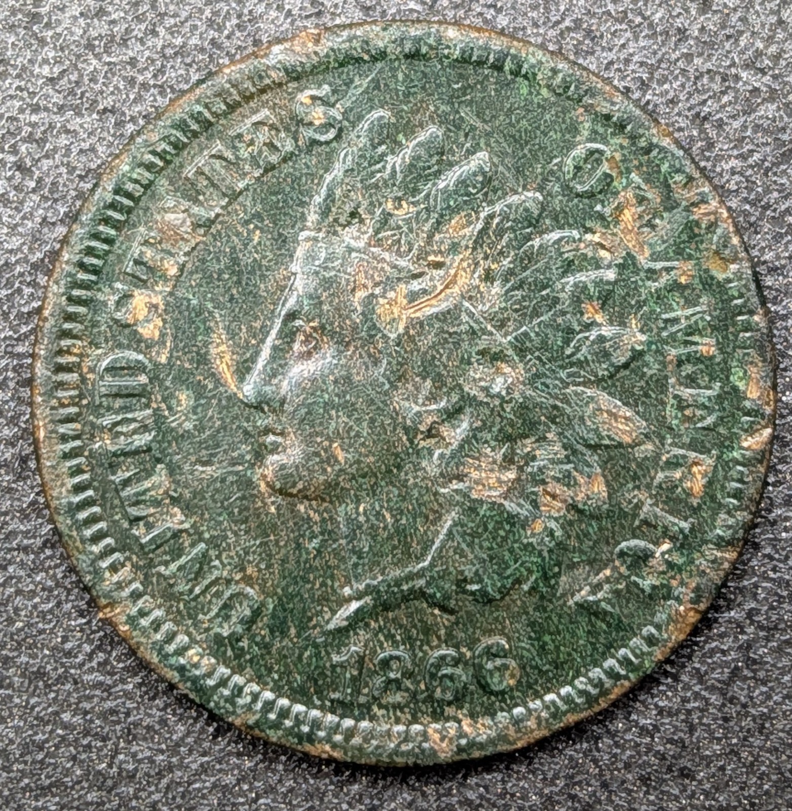 1866 U.S. 1C Indian Head Cent Nice Coin Very Fine Details Rare 1866 U.S. 1C Indian Head Cent Nice Coin Very Fine Details Rare