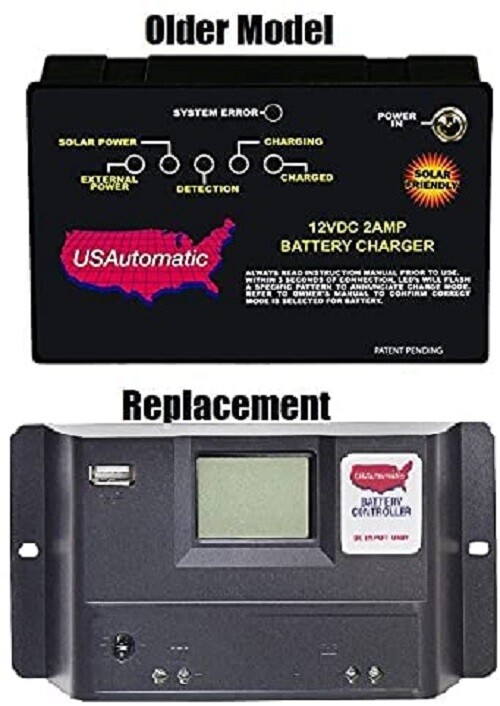 US Automatic 520007 - Replaced with 520001 - 12VDC 2 Amp Battery Charger Control
