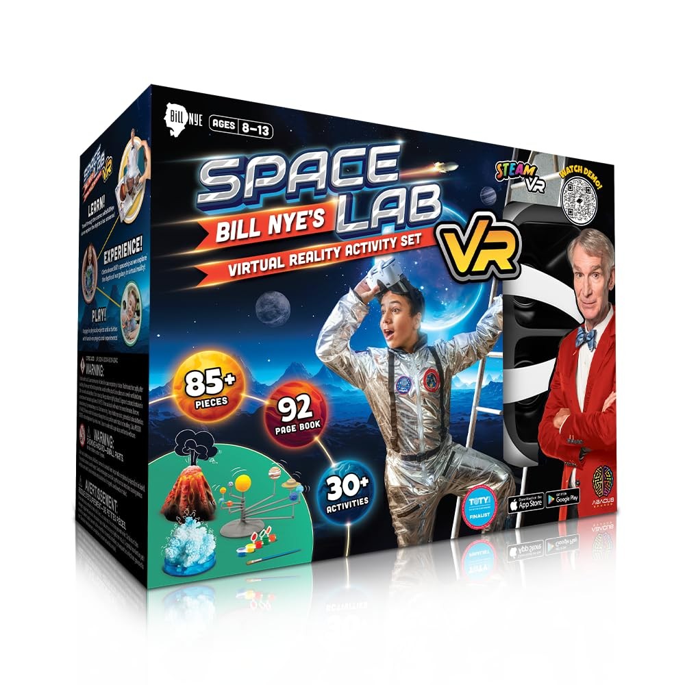 Abacus Brands Bill Nye\'s VR Space Lab - STEM Science Kit For Kids Age 8-13