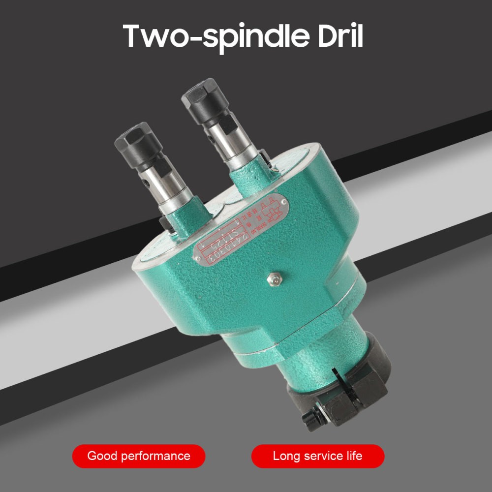 ST125-ER20/13 Dual-Spindle Adjustable Drilling Tapping Head for Electric Tapping