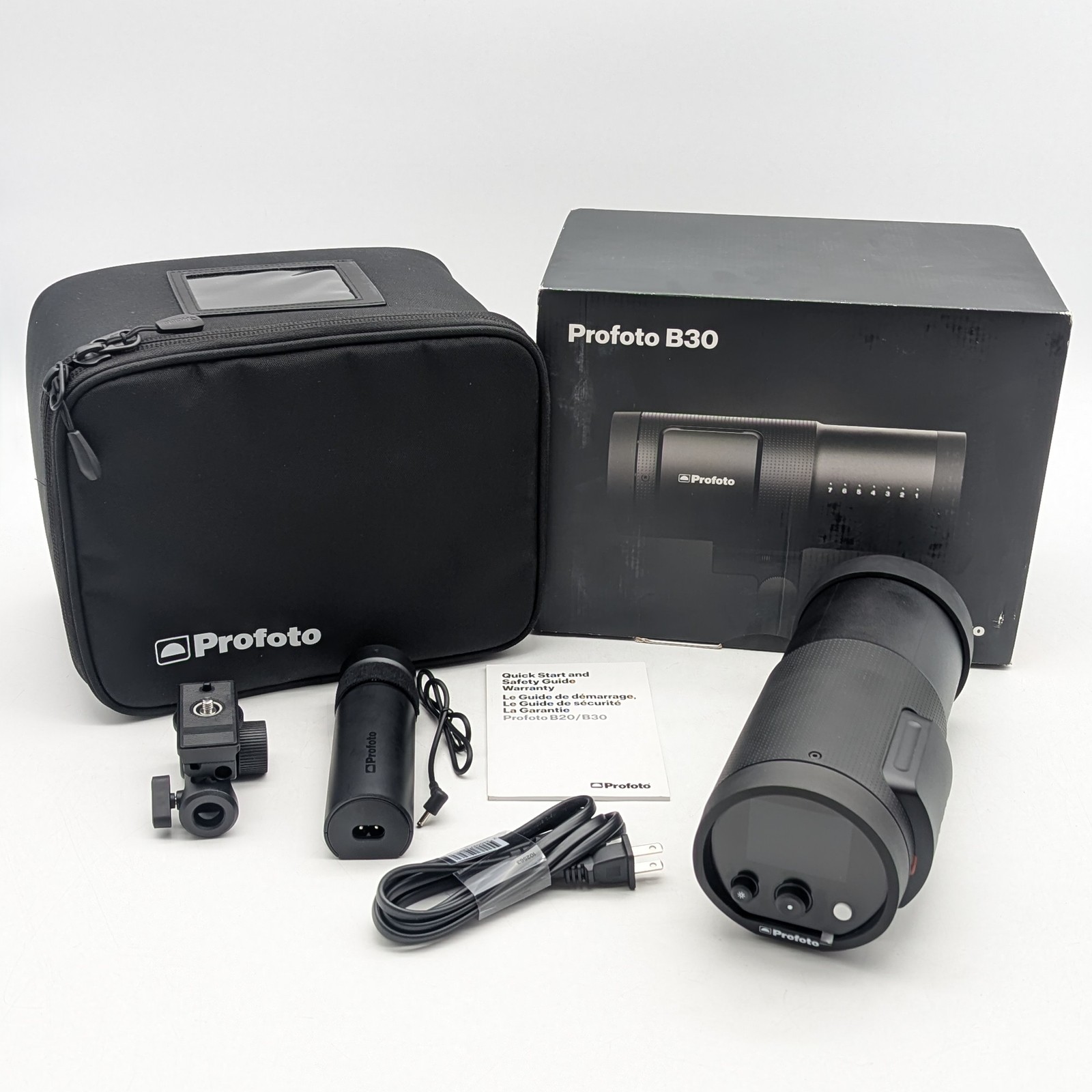 Profoto B30 OCF Flash Head 40W LED 500Ws Light (901077-US) Black