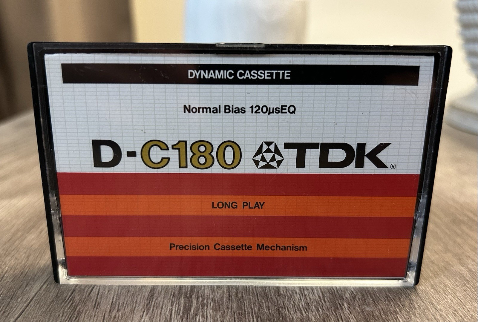 TDK D-C180 Vintage Audio Dynamic Cassette Tape Blank Long Play Made in Japan