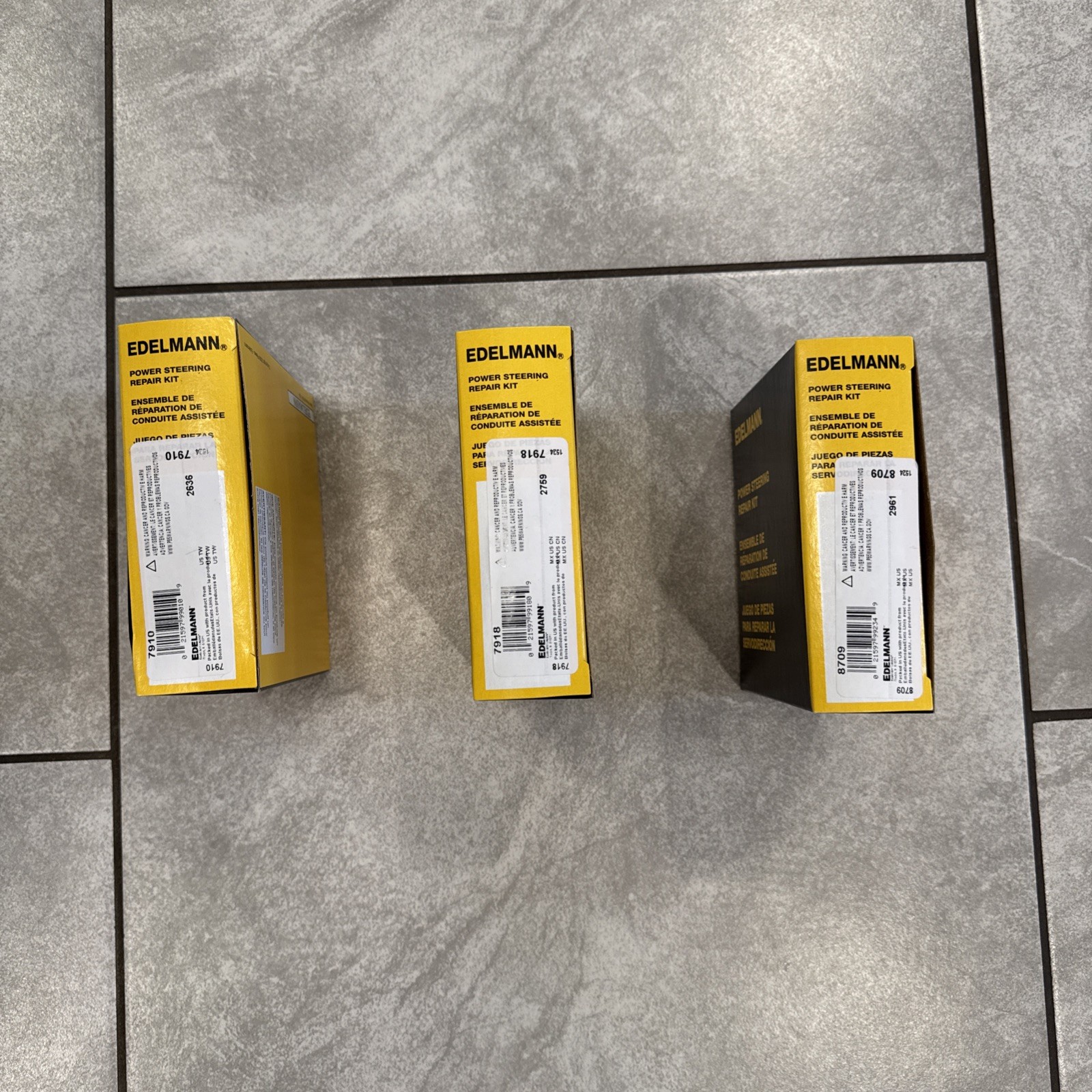 Edelmann 7910 7918 8709 Power Steering Pump Rebuild Seal Kit NEW