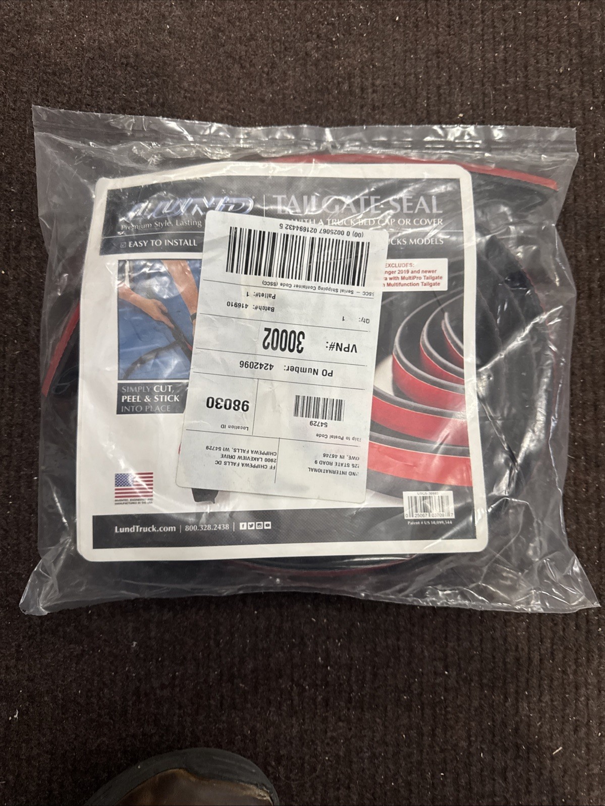 Lund Tailgate Seal Kit Lund Tailgate Seal Kit