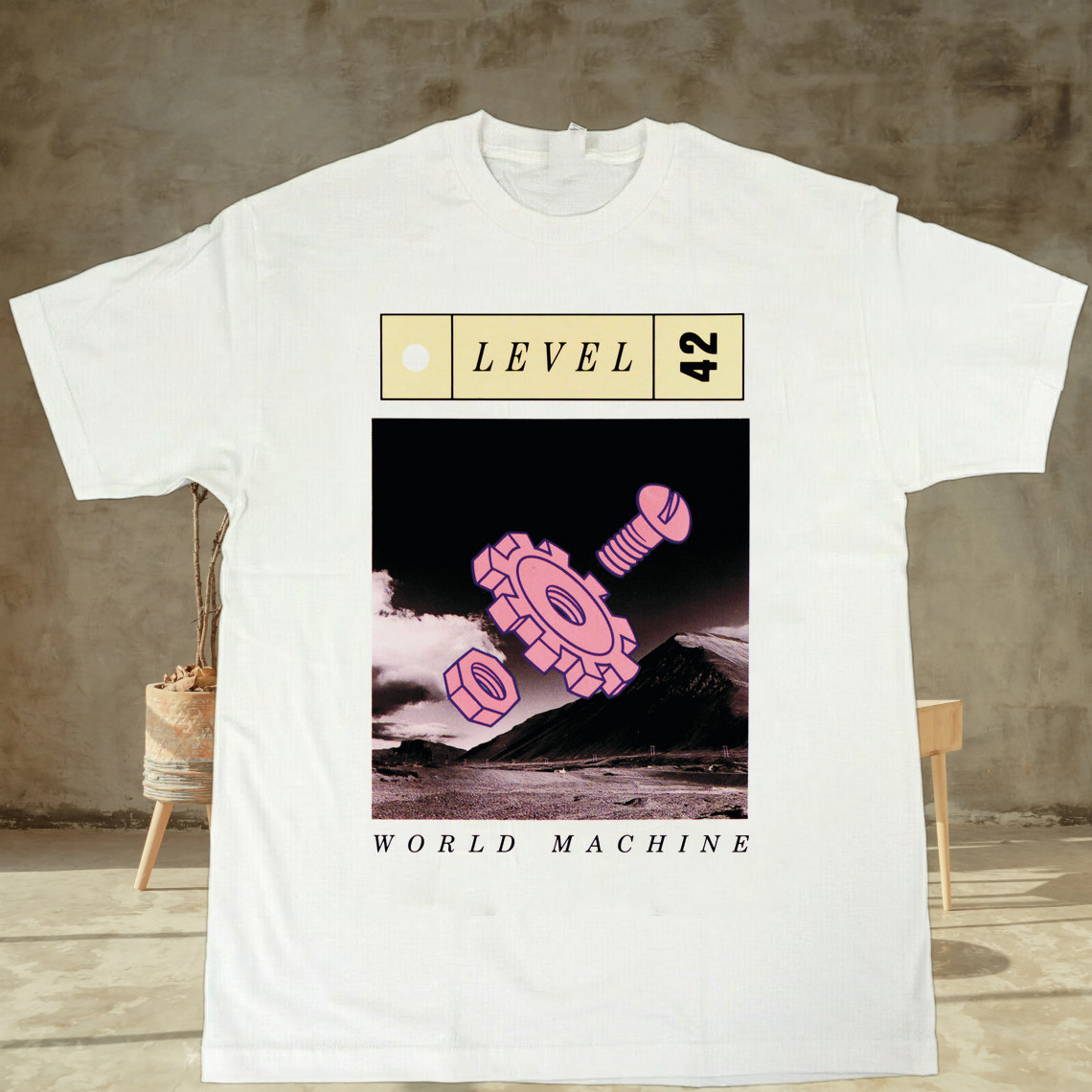 World Machine Album by Level 42 Band T Shirt Full Size S-5XL