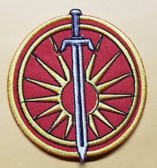 Federated Suns sword star Battletech Embroidered Patch approx 3\ Federated Suns sword star Battletech Embroidered Patch approx 3\