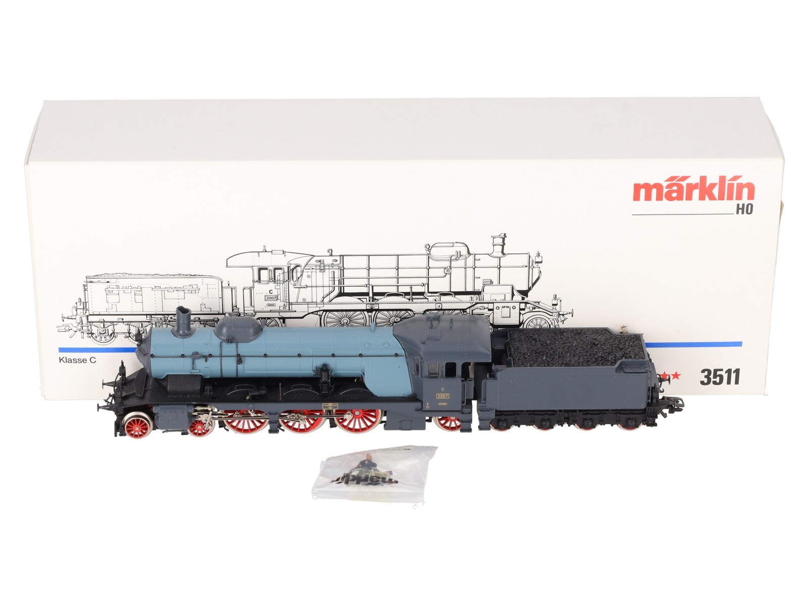 Marklin 3511 KWStE CLC Blue 4-6-2 Steam Locomotive LN/Box